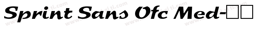 Sprint Sans Ofc Med字体转换
